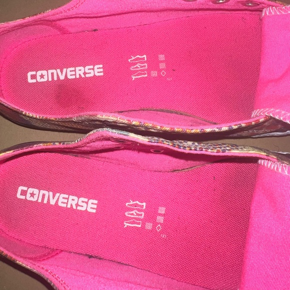 pink multi printed converse - Picture 5 of 7